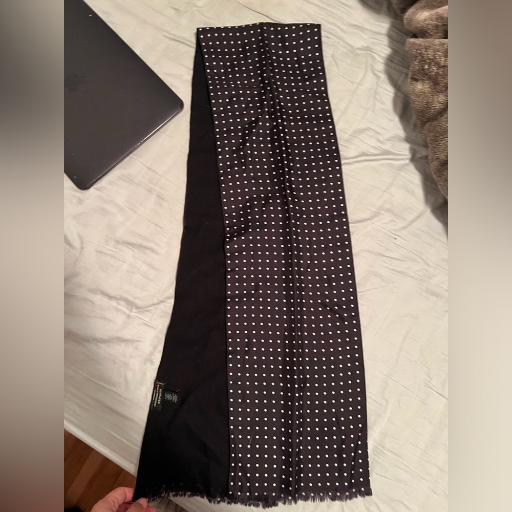 NWOT Silk and Wool Scarf ⭐️ Dotted, warm and soft